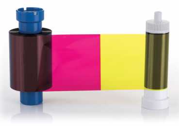 Authentys 300 Kartendrucker Farbband AUC300YMCKO für 300 farbige Plastikkarten-Drucke günstig kaufen