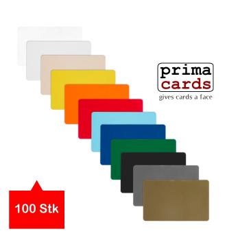Farbige Plastikkarten ROHLINGE verschiedene Farben 86 x 54 x 0,76 mm ISO EC Format VPE 100 farbige PVC-Karten günstig kaufen.