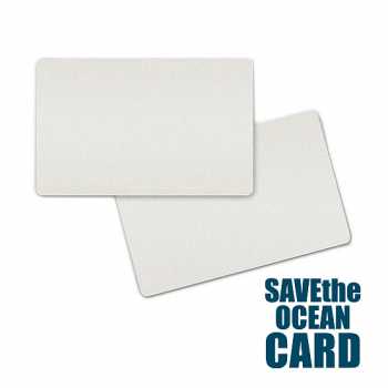 SAVEtheOCEAN-Card weisse recycelte PVC Karten ISO-FORMAT 100 Stk.günstig kaufen