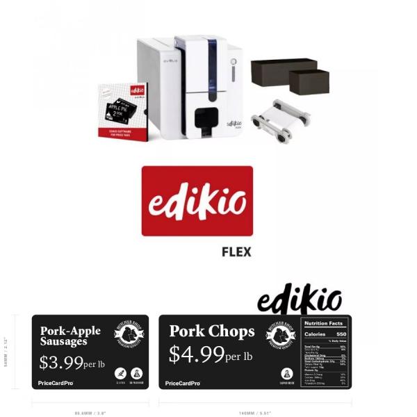 EDIKIO FLEX XL PREISSCHILDDRUCKER SET günstig kaufen