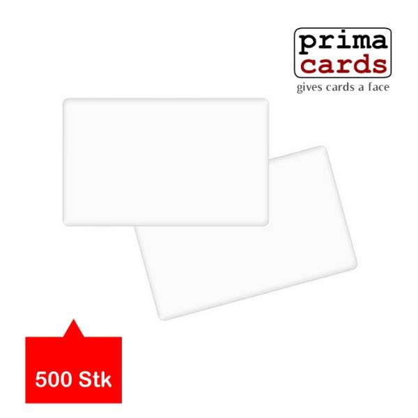 Transparent durchsichtige Plastikkarten 86 x 54 x 0,76 mm – VPE 500 Stk