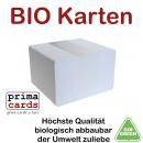 BIO Karten in hochglänzend PREMIUM weiss biologisch abbaubar 500 Stk VPE günstig bestellen.