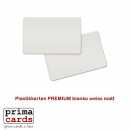 Plastikkarten PREMIUM weiss matt ISO 86 x54x 0,76mm 500 Stk günstig kaufen